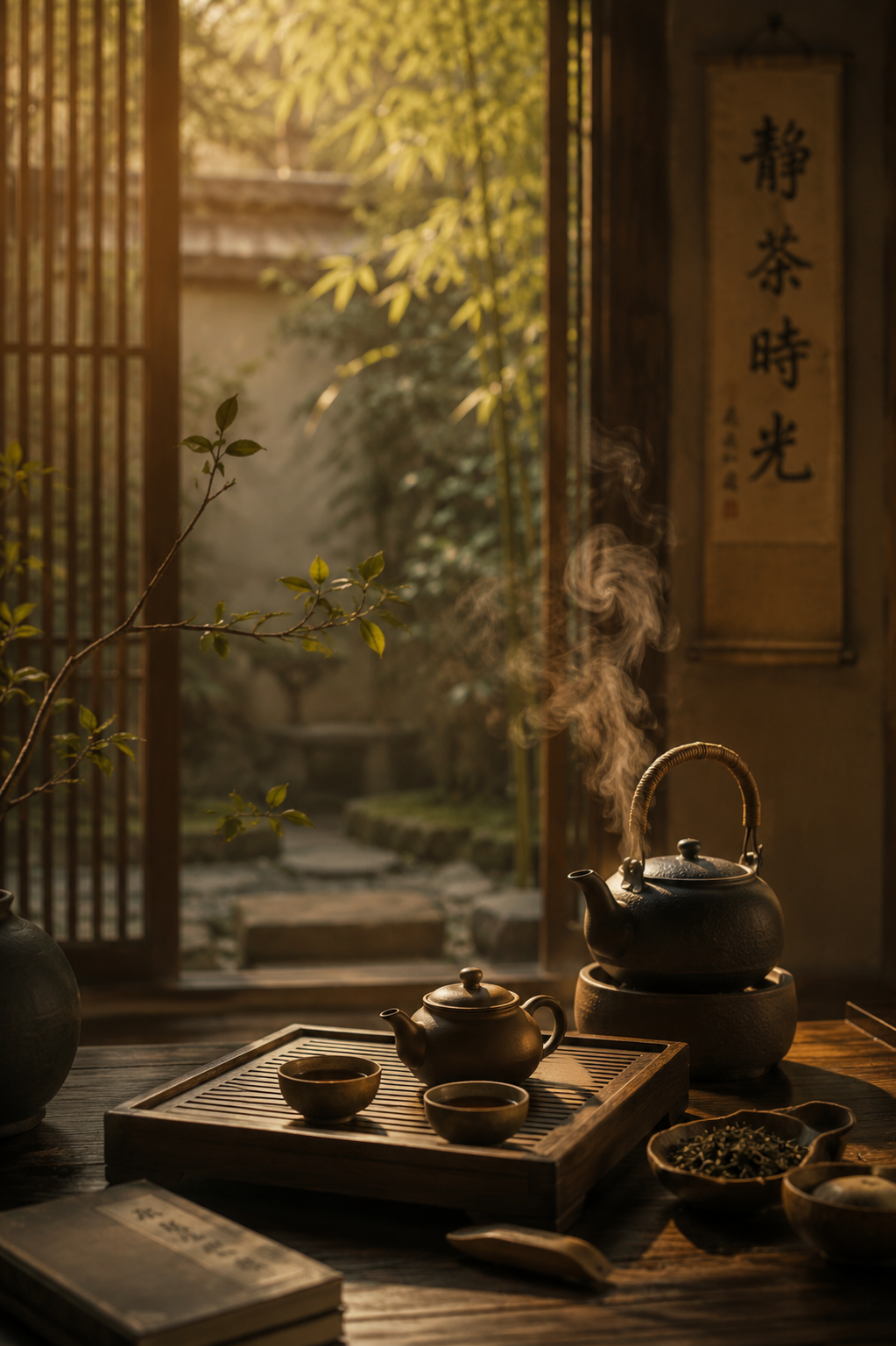 Bàn trà và trà cụ